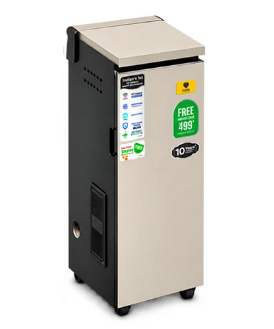 HOMA Deluxe Pro Smart Atta Chakki with IoT Wi-Fi Connectivity, Premium Acrylic Finish, Hydraulic Soft-Close Door & Auto-Clean Technology-Sand Pro