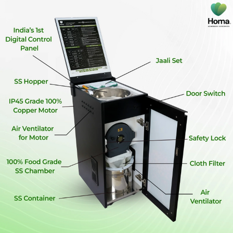 HOMA Elite Smart Atta Chakki with IoT Wi-Fi Connectivity, Toughened Glass Front, Talky Voice Feature & Auto-Clean Technology-Orchid