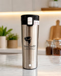 Skinny 600ml Rechargeable Self Stirring Shaker Bottle | Stainless Steel Vacuum Insulated Travel Mug | USB Type-C Charging | 24 Hours Hot & Cold | Protein Shake, Coffee & Beverage Mixer