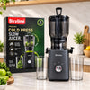 Skyline Premium Cold Press Slow Juicer 200W | 50 RPM Ultra Slow Juicer with 130mm Large Feeder, SS Filter, 700ml Juice Capacity | Model VTL-7799 | 1 Year Warranty