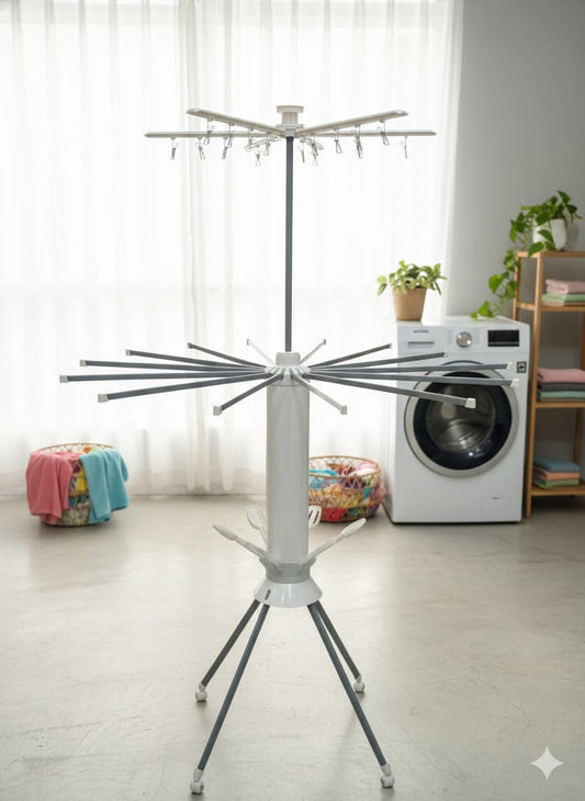 Octopus Cloth Drying Stand 3 Tier Design | Suitable for Everyday | Finish | Ideal for Gifting and Personal Use