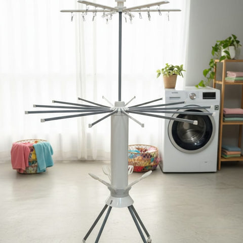 Octopus Cloth Drying Stand 3 Tier Design | Suitable for Everyday | Finish | Ideal for Gifting and Personal Use