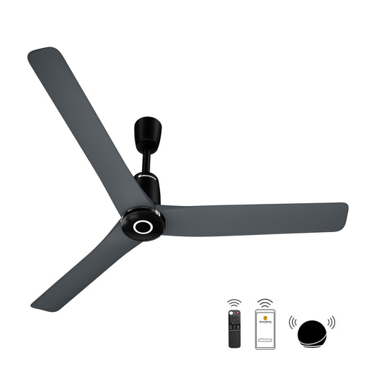 Atomberg Aris Contour Smart 1200mm BLDC Ceiling Fan with IoT & Remote,5 star,Best-in-class Air Delivery,Silent Operation,Free Installation, Award Winning Sleek Design, 3 Year Warranty (Regent Grey)