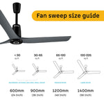 Atomberg Aris Contour Smart 1200mm BLDC Ceiling Fan with IoT & Remote,5 star,Best-in-class Air Delivery,Silent Operation,Free Installation, Award Winning Sleek Design, 3 Year Warranty (Regent Grey)