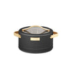 Jaypee Luxura Klass PU Insulated Inner Stainless Steel Casserole, 2000ml Black