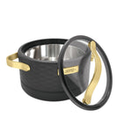 Jaypee Luxura Klass PU Insulated Inner Stainless Steel Casserole, 2000ml Black