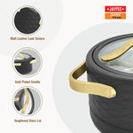 Jaypee Luxura Klass PU Insulated Inner Stainless Steel Casserole, 2000ml Black