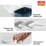 Jaypee Quickuts Stainless Steel Multipurpose 3 Plate Grater Set, 1200ml