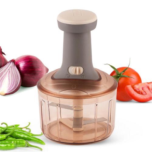 Jaypee Chip-Chop Manual Push Vegetable Chopper | Lock-Unlock System | Stainless Steel Blades