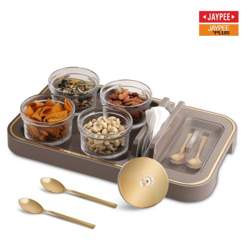 Jaypee Nutnap Klass Festive Jar Set with Tray