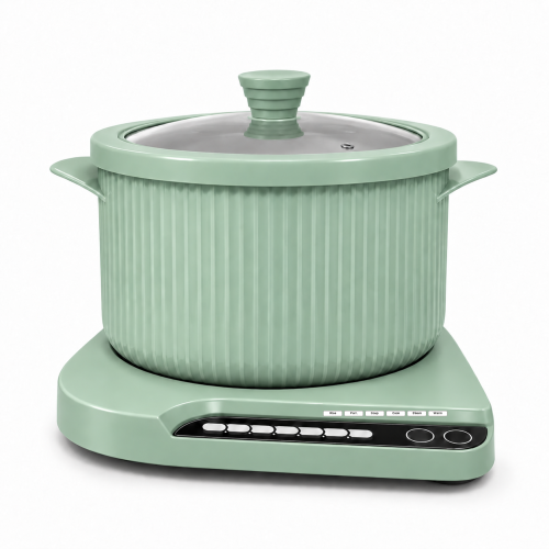Jaypee Plus Digi Cook Programmable Electric Cooker Cum Casserole Set – 2-in-1 Electric Casserole Set-Green