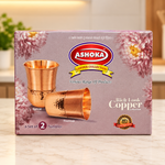 Ashoka 2Pcs Copper Glass Set