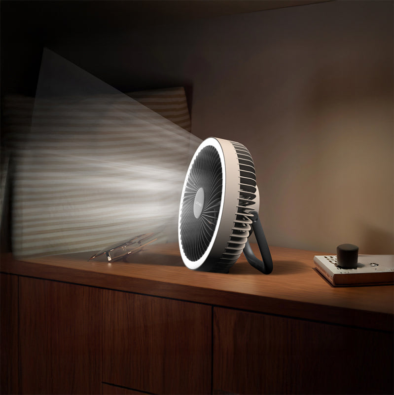 Lenyes LHF11 LED Illuminated 4-Stage Multifunctional Cooling Fan