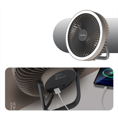 Lenyes LHF11 LED Illuminated 4-Stage Multifunctional Cooling Fan