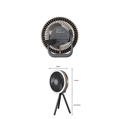 Lenyes LHF11 LED Illuminated 4-Stage Multifunctional Cooling Fan
