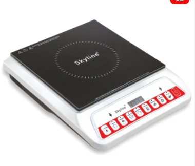 Skyline 2000W Induction Cooktop | High-Efficiency Infrared Induction Cooker with Multi-Function Cooking | Fast Heating | Energy Saving Electric Cooktop