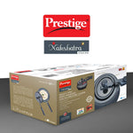 Prestige 5 Litres Svachh Nakshatra Plus Induction Base Inner Lid Hard Anodised Pressure Handi |Black | Deep Lid | Anti-Bulge Base | Sturdy Handles