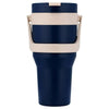 Oliveware Titan 750 ml Traveller Mug | Stainless Steel Inner | Insulated Plastic Body | Hot & Cold Beverage Travel Cup- Blue