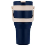 Oliveware Titan 750 ml Traveller Mug | Stainless Steel Inner | Insulated Plastic Body | Hot & Cold Beverage Travel Cup- Blue