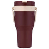 Oliveware Titan 750 ml Traveller Mug | Stainless Steel Inner | Insulated Plastic Body | Hot & Cold Beverage Travel Cup- Brown