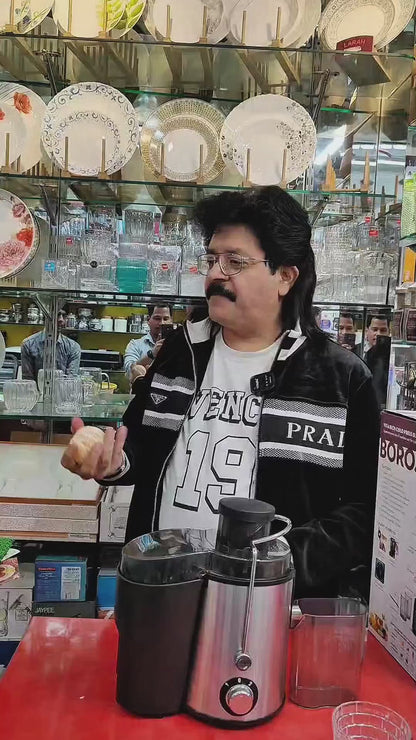 Borosil Vita Rich Cold Press Juicer | 250 Watts, 1.5 L Wide Mouth Hopper, 1 L Jug & Pulp Collector with Anti Drip Tap | Reverse Function for Pulp Cleaner, Auto Cut-Off for Safety | 2 Years Warranty