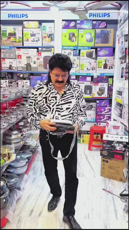 Jaypee Plus Steamline Electric Lunch Box Stainless Steel containers 300X3 ml with Bag, Power Cord & Measuring Cup Lunch Box for Offfice Reheat Food in 15 Minute Auto Cut steam Technology,Beige