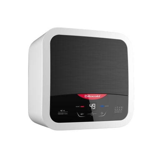 Racold 25 L Storage Water Geyser (Omnis r (white/ black), white / black)