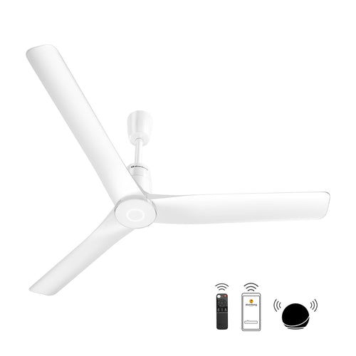 Atomberg Aris Contour Smart 1200mm BLDC Ceiling Fan with IoT & Remote,5 star,Best-in-class Air Delivery,Silent Operation,Free Installation, Award Winning Sleek Design, 3 Year Warranty (Marble White)