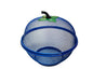Fruit Basket with Lid Net Cover Steel Big Size for Dinning Kitchen Home Apple Shape Net Cover Protective Fruits Vegetables Food Storage Basket Strainer Kitchen Accessories (Blue)